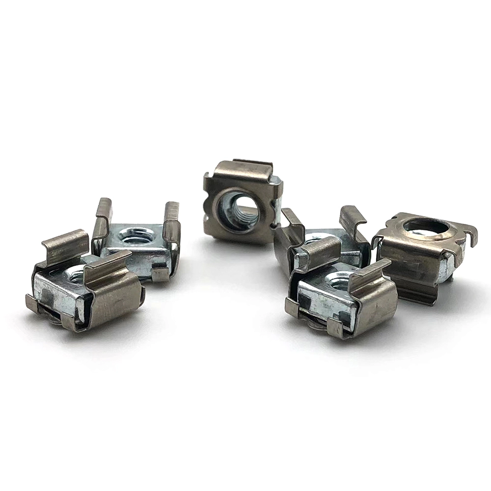 304 Stainless Steel Cage Nuts M6 Threads Square Lock Cage Nuts for Computer 1