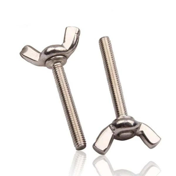 Wing nut Cnc turning machining aluminum brass wing nuts 1