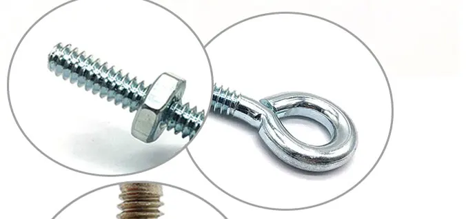 Parafuso de olhal de alta qualidade em aço inoxidável M3 M4 M5 Parafusos de olhal 5