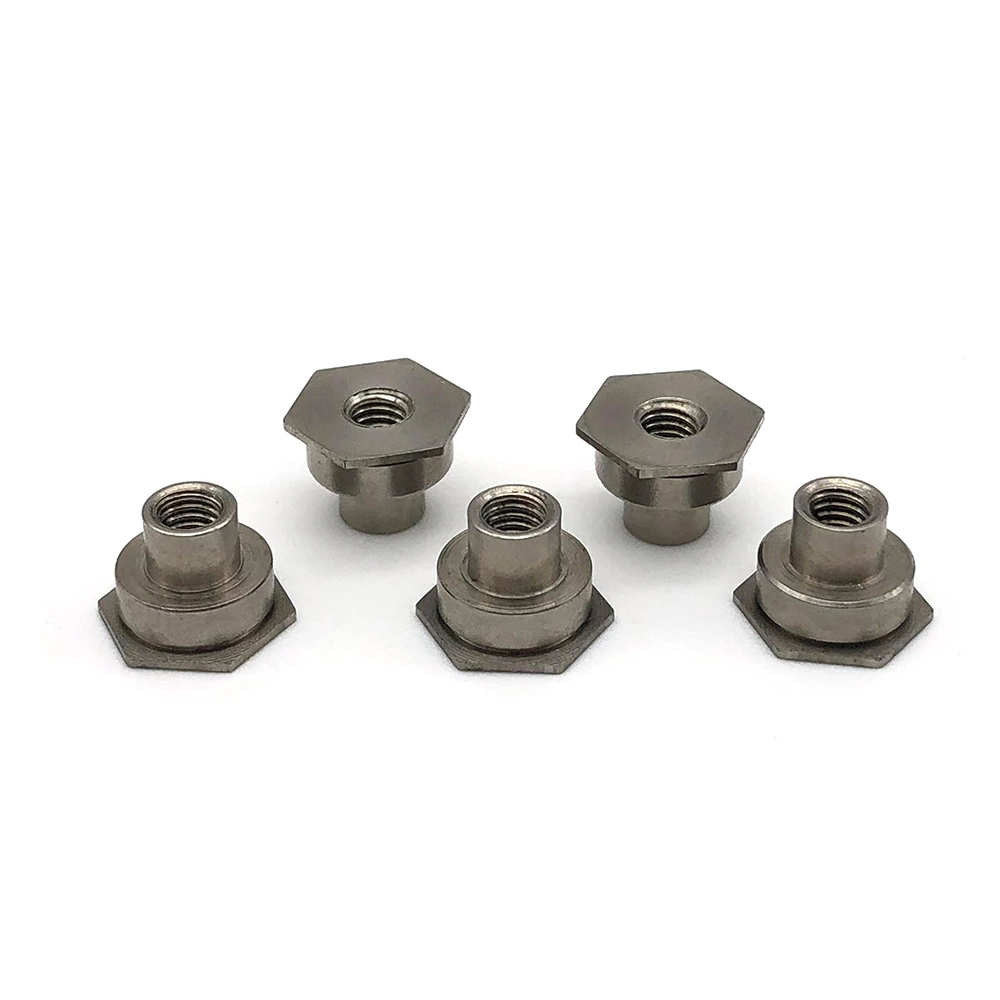Titanium M6 M8 M10 M12 M14 Non-Standard Hexagonal Nuts Flange Nuts 1