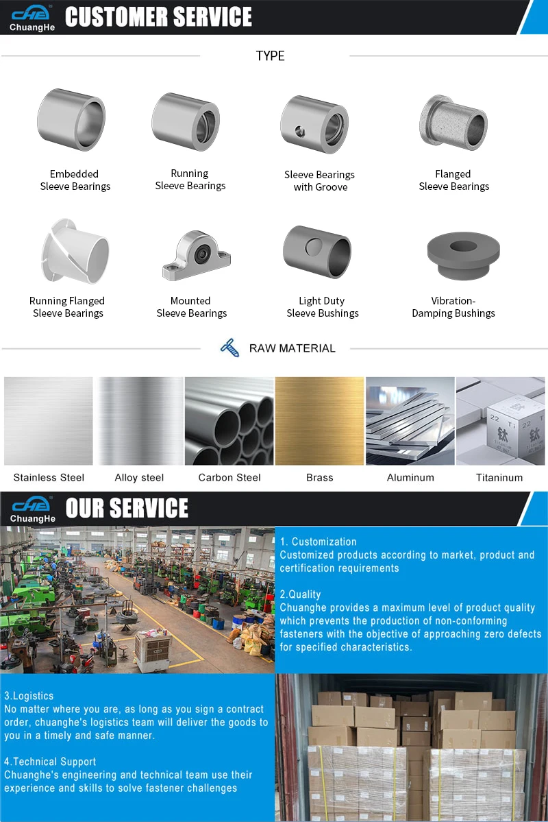 Custom auto parts steel bearing bushing flanged Oilless sleeve bushing 15