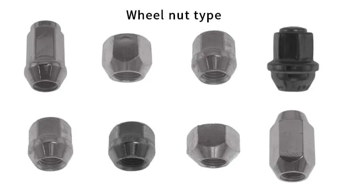 Chine vente en gros de voiture personnalisée à pointes bleu rouge noir violet M12x1.5x52 écrou de roue 4