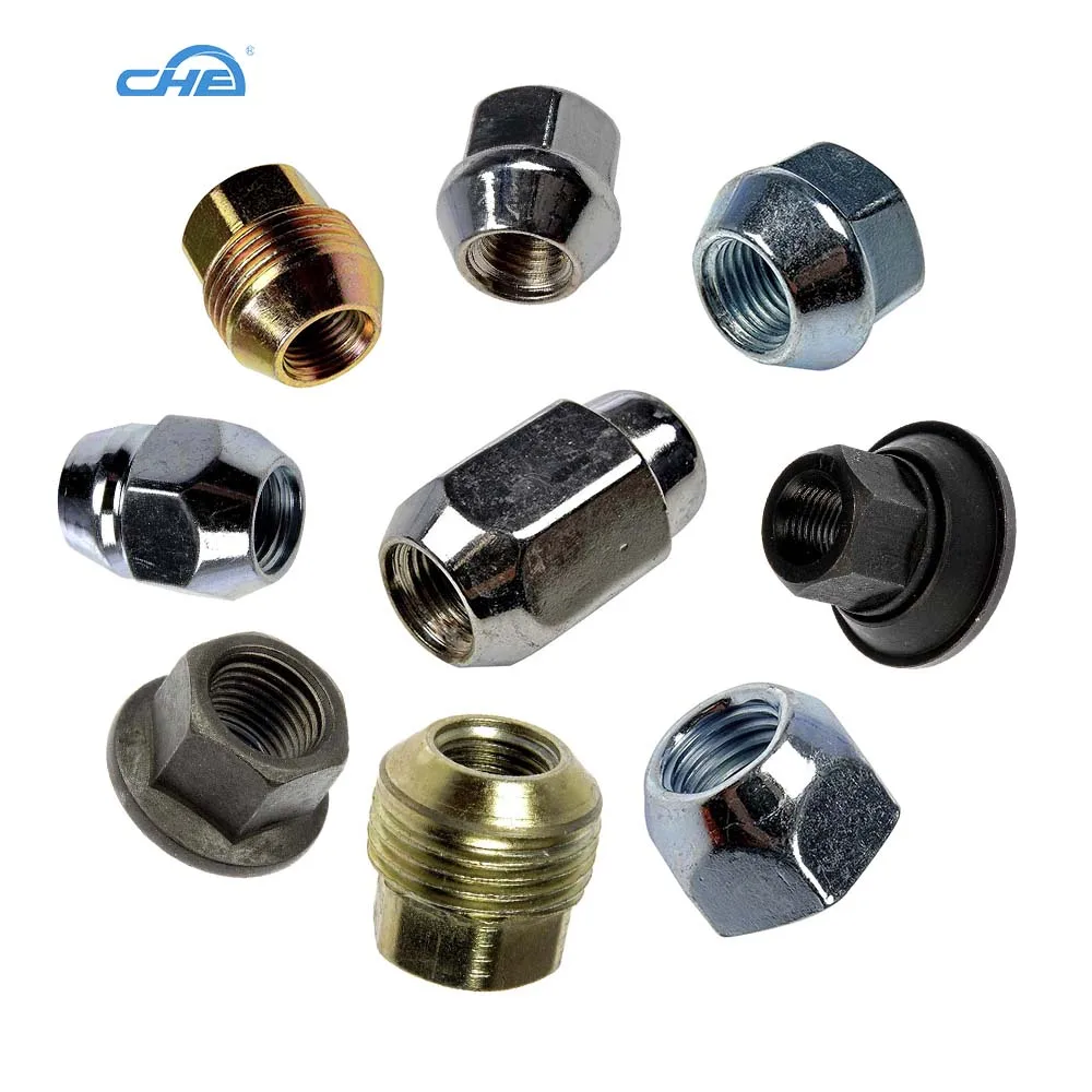 Chine vente en gros de voiture personnalisée à pointes bleu rouge noir violet M12x1.5x52 écrou de roue 7