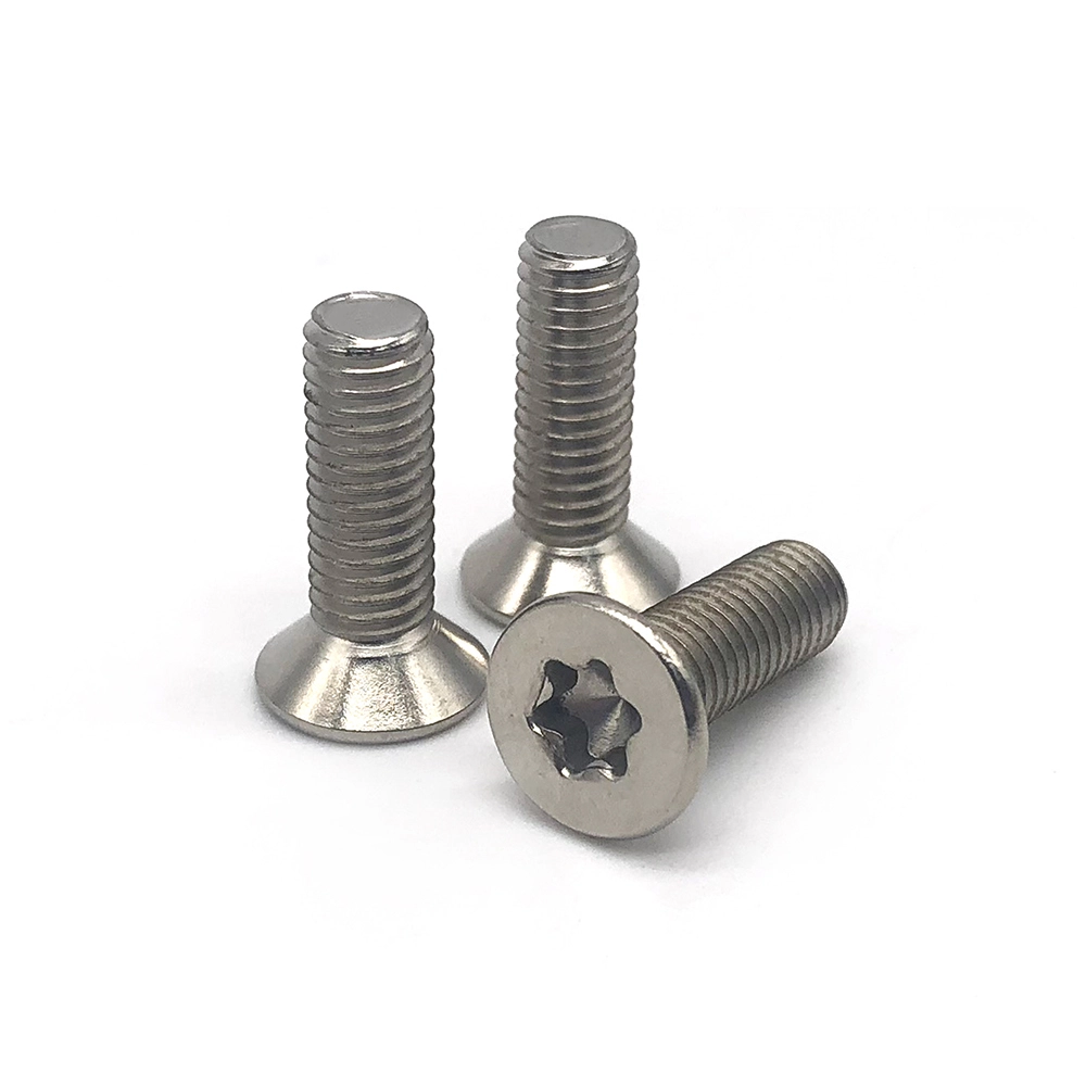 Stainless steel anti-theft torx screw countersunk flat head torx security screws 1