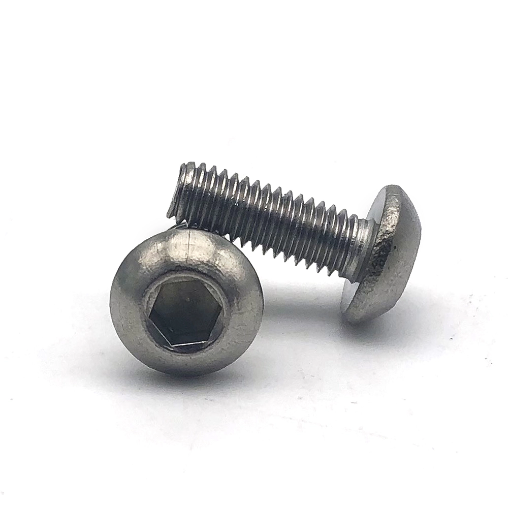 Vis à tête ronde à douille vis Allen à tête ronde en acier inoxydable 304 1