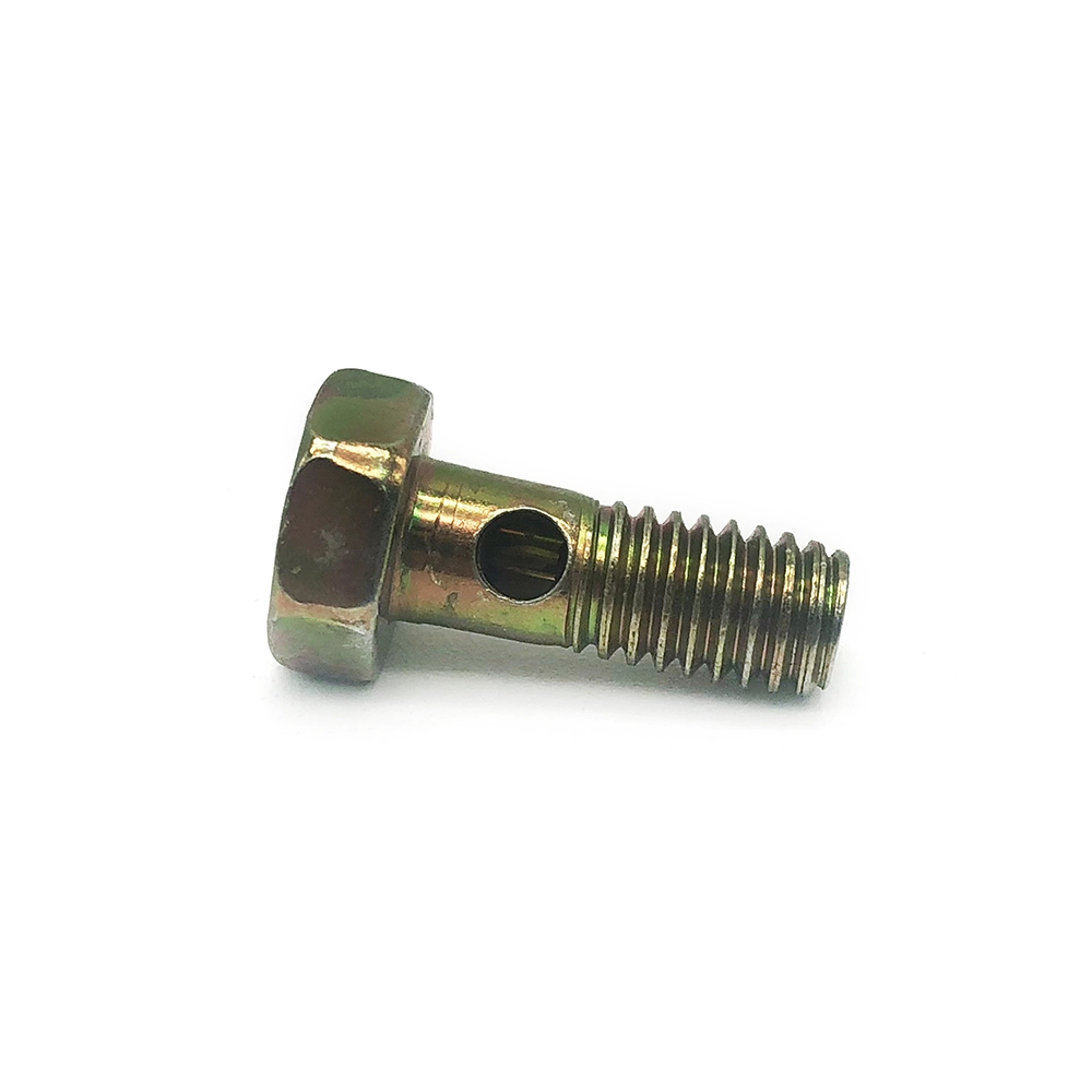 Boulon banjo à huile creux simple avec trou 1