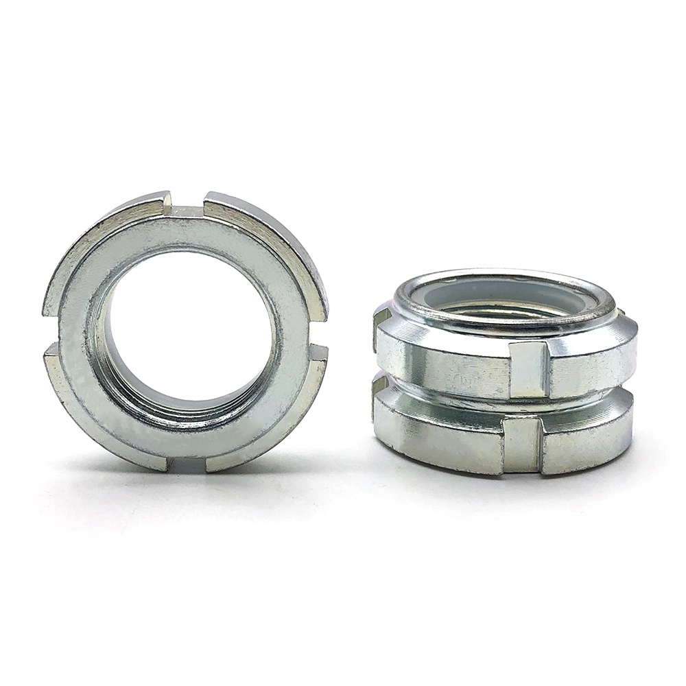 Carbon steel Slotted Round Lock Nuts 1