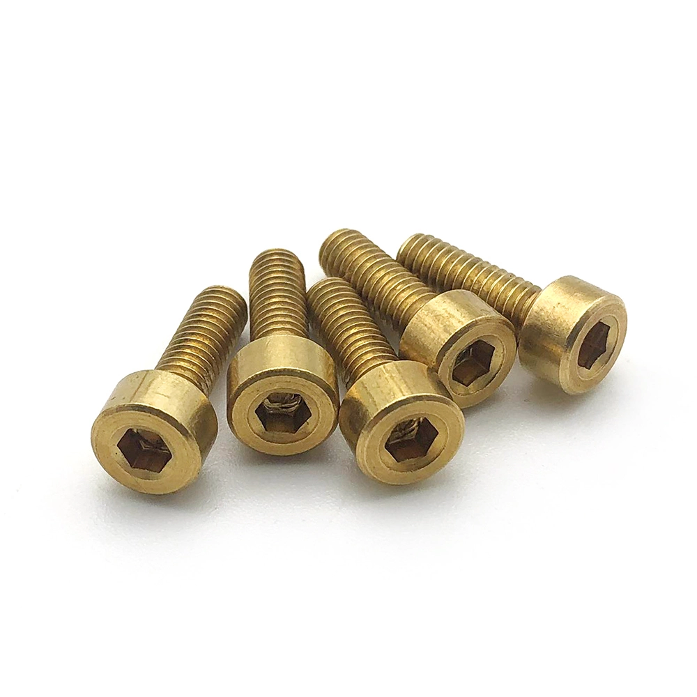 Fasteners Supply M3 M4 Brass Hexagon Socket Cap Head Screws 1