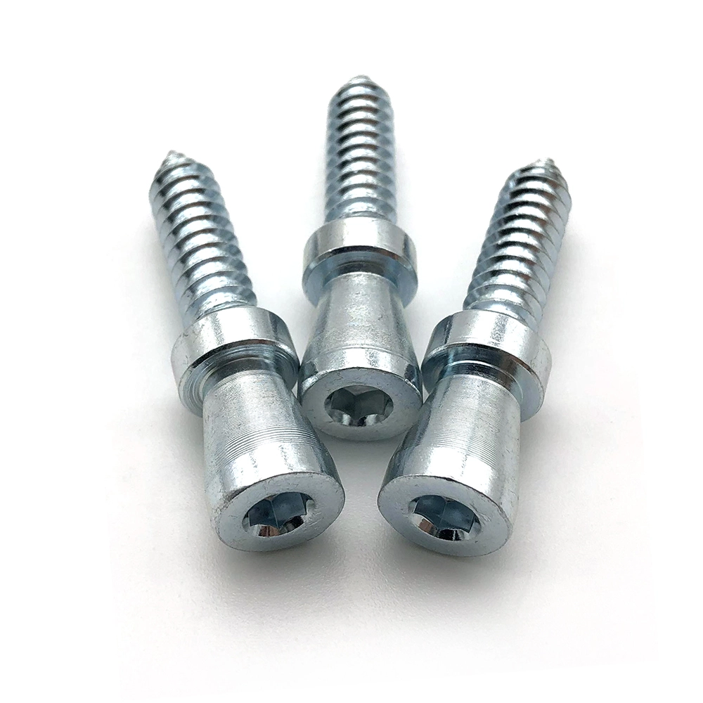 Customized Steel zinc Conical cylindrical head hex socket self tapping screws 1