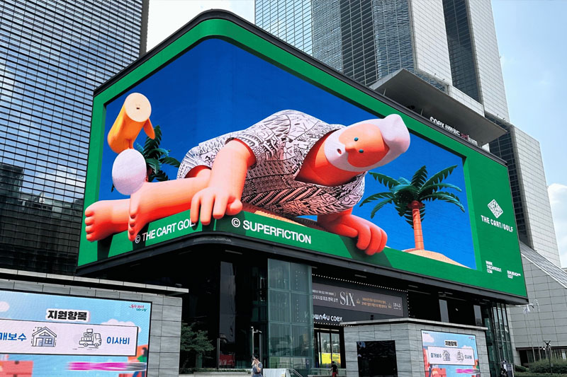옥외 Led 광고 스크린 10ft*6ft, 옥외 고정 LED 디스플레이 - Lecede 4