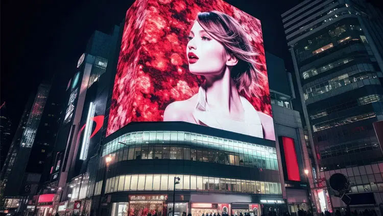 옥외 Led 광고 스크린 10ft*6ft, 옥외 고정 LED 디스플레이 - Lecede 5