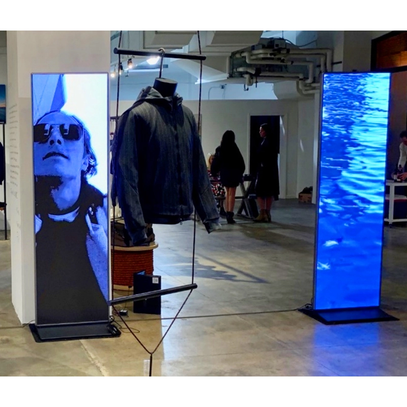 P2 P2.5 P3 Indoor Digital Signage Commercial Advertising Digital Mirror Mobile Poster Led Panel Screen Display For Shopping Mall 1