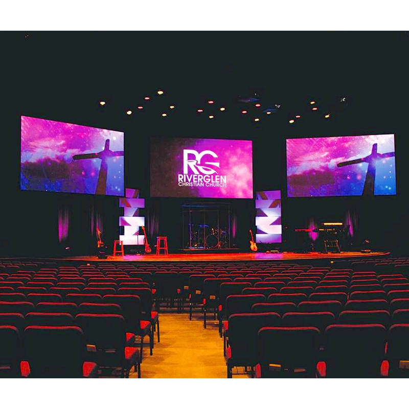 Panneau mural vidéo fixe d'intérieur, affichage intérieur P1.5 P1.9 P2.5 P2.9 P3.9mm, écran d'affichage Led pour centre commercial, église 1