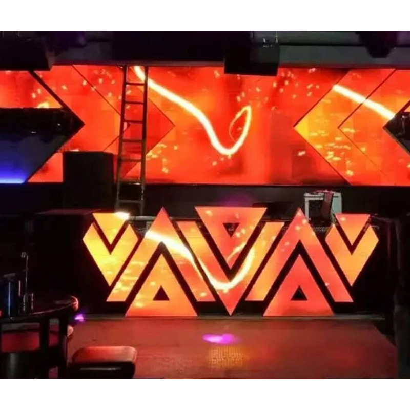 La fábrica interior de la pantalla llevó la pared LED de la etapa LED de la pantalla 500x500 de aluminio fundido a presión para el club nocturno 1