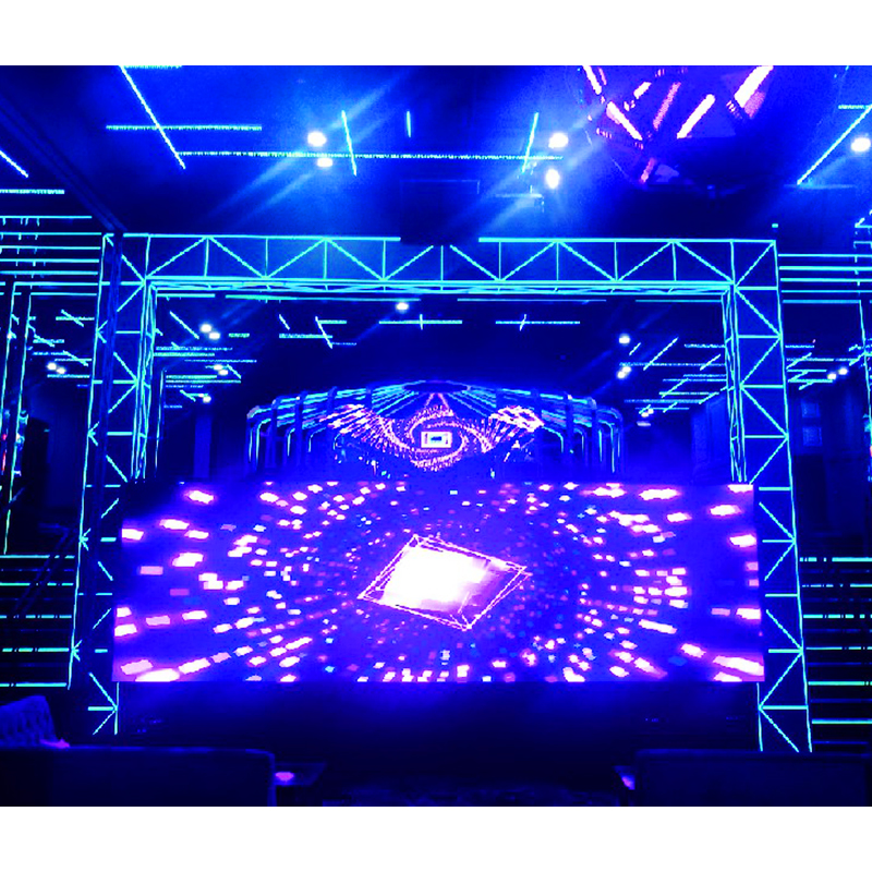 La fábrica interior de la pantalla llevó la pared LED de la etapa LED de la pantalla 500x500 de aluminio fundido a presión para el club nocturno 5