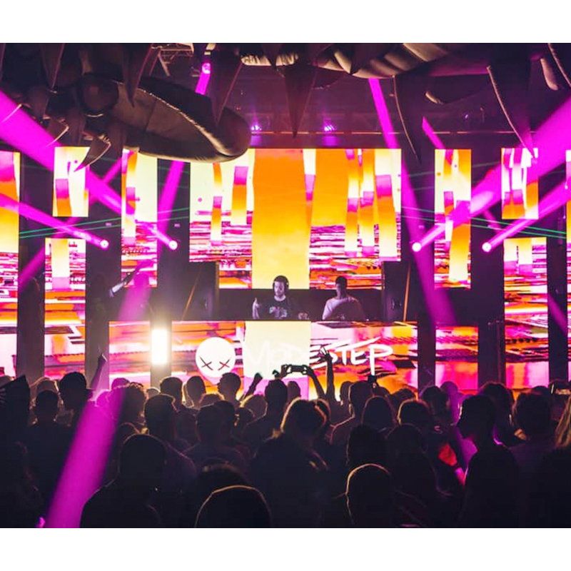 La fábrica interior de la pantalla llevó la pared LED de la etapa LED de la pantalla 500x500 de aluminio fundido a presión para el club nocturno 2