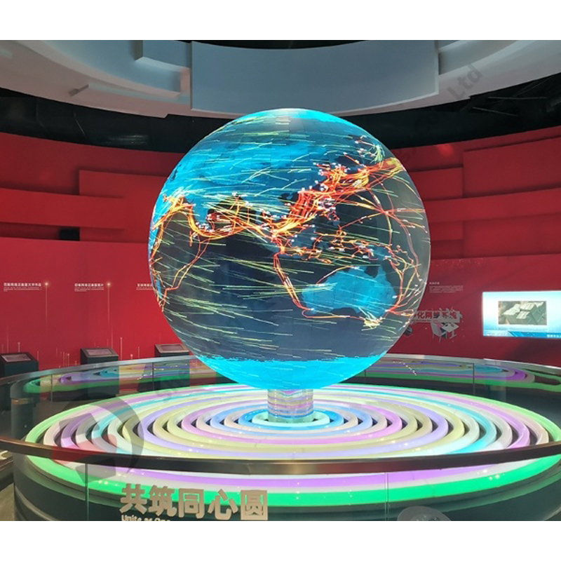 Pantalla de visualización LED esférica P1.8 P2 P2.5 P3 Exhibición de cartelera LED de bola a todo color personalizada suave para interiores y exteriores 2