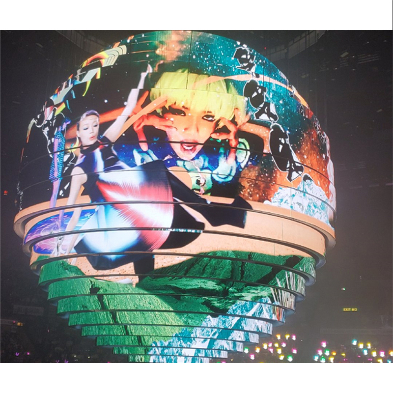 Sphère écran Led boule publicitaire 360 ​​Globe forme de sphère irrégulière affichage vidéo Led P1.5 P1.86 P2.5 Stock d'usine 2