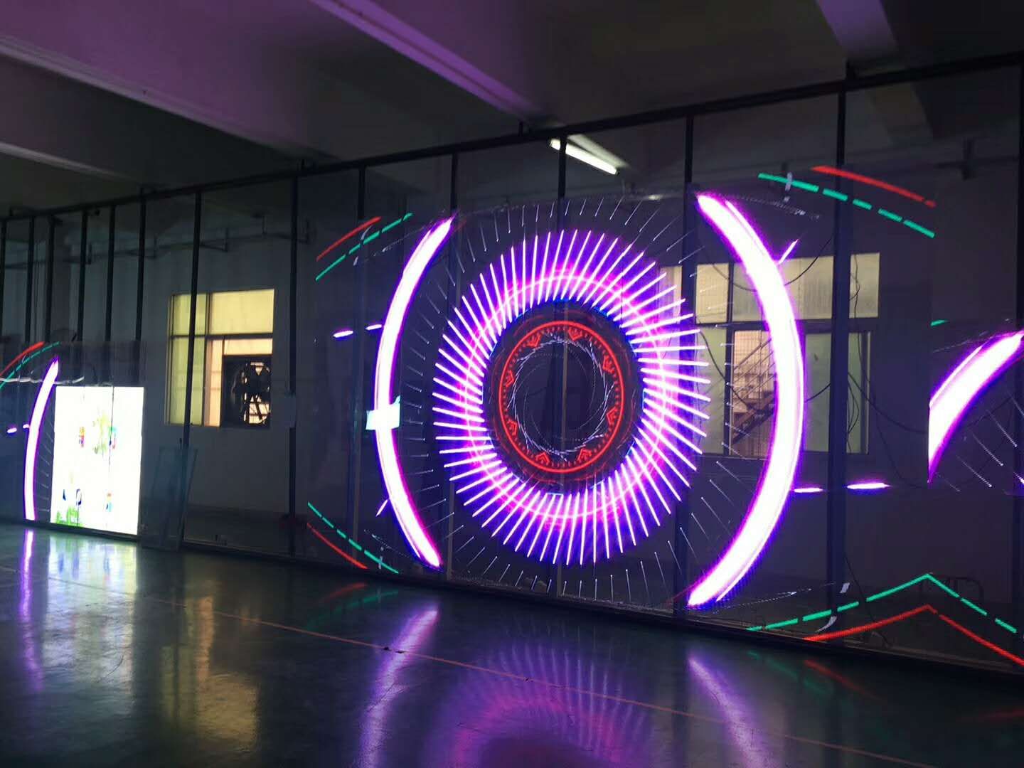 Écran de grille Led pour rideau publicitaire, P2.6 P2.8 P3.91, fenêtre transparente et souple, écran d'affichage Led 4