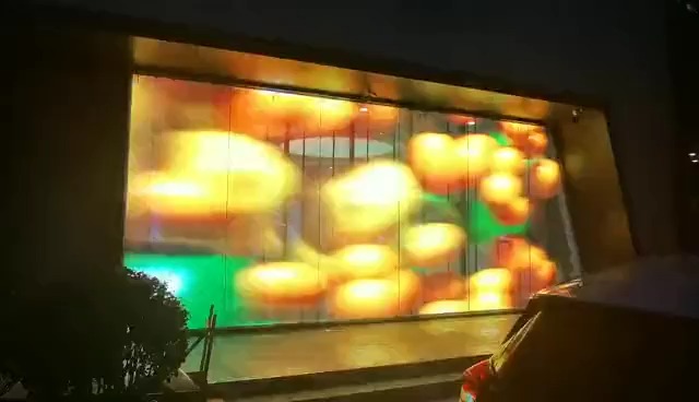 Écran Led Transparent pour fenêtre de magasin personnalisé, affichage publicitaire, écran Led Transparent en verre 1