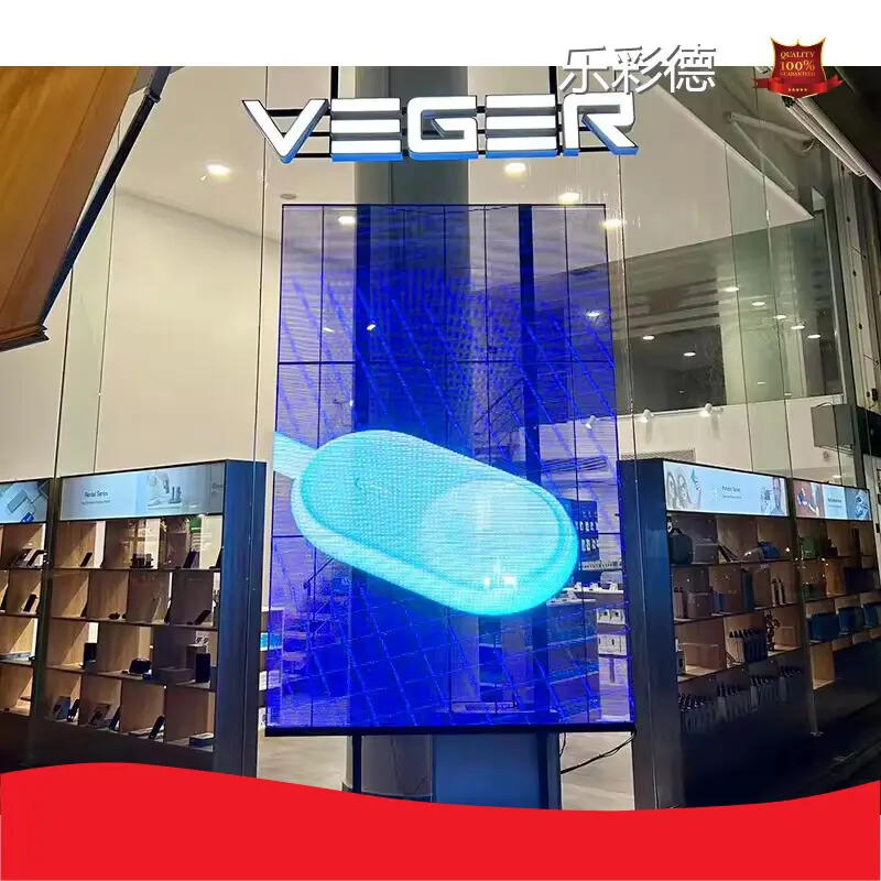 Transparent Led Wall Price Lecede Brand 20-30 Working Days P2.6 P2.8 P3.9 1