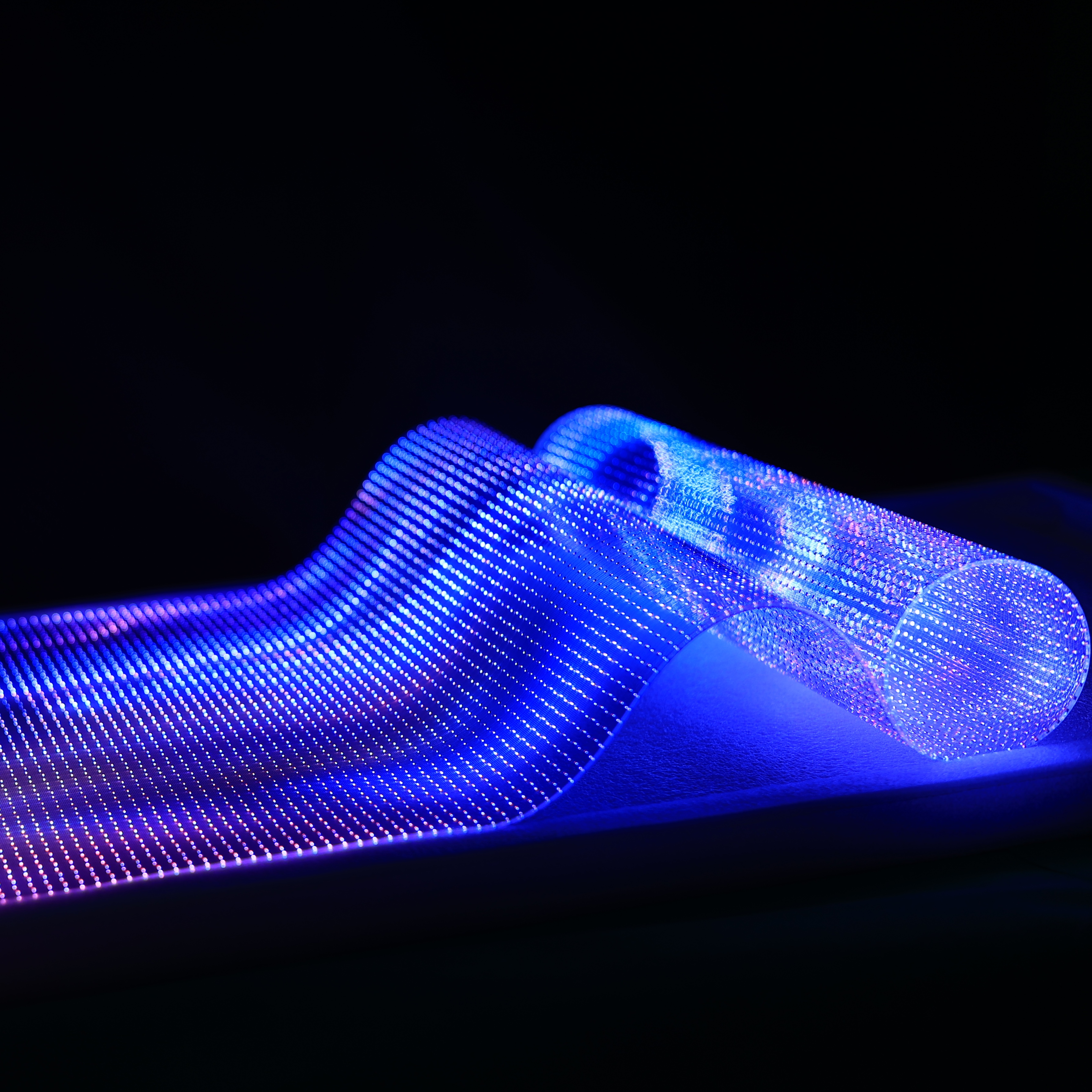 Transparenter Klebstoff -LED -Mesh Billboard Glasmontagefilm 2