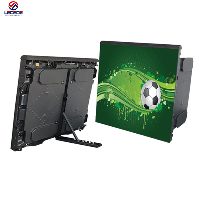 Marcadores de vídeo LED Lecede pantalla LED para exteriores para estadio P5 P6.67 P8 P10mm pantalla perimetral para estadio deportivo LED 3