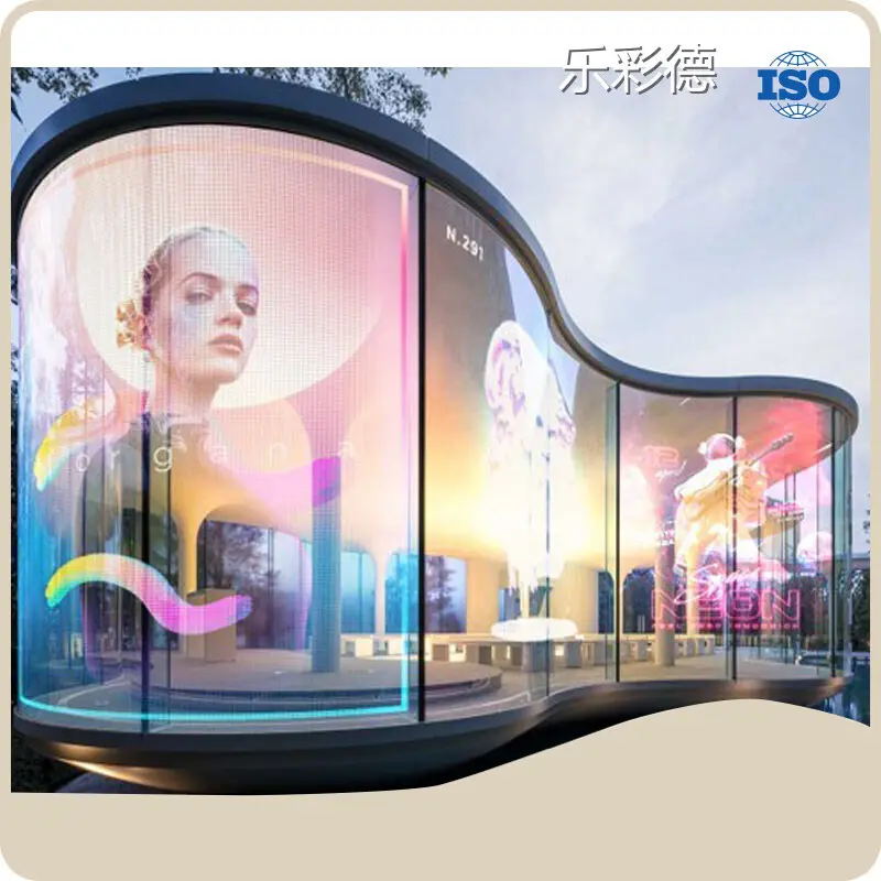 Custom Transparent Led Video Screen Available Lecede 1