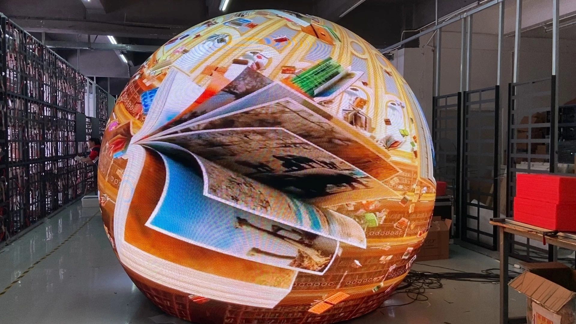 Creative HD Sphere LED Display หน้าจอโฆษณา P1.8 P2 P25 1