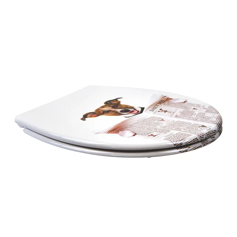 Patterned Toilet Seat - - Fanmitrk-3 4