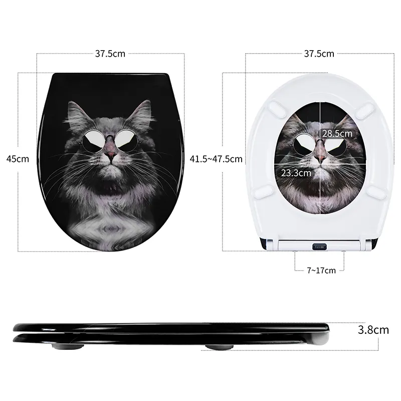 Patterned Toilet Seats Uk - - Fanmitrk-2 7