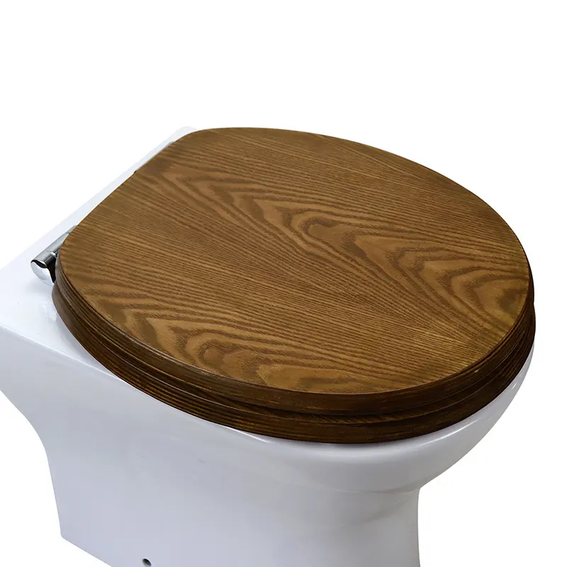 Solid Mahogany Toilet Seat by Fanmitrk 5