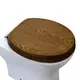 Solid Mahogany Toilet Seat by Fanmitrk 5
