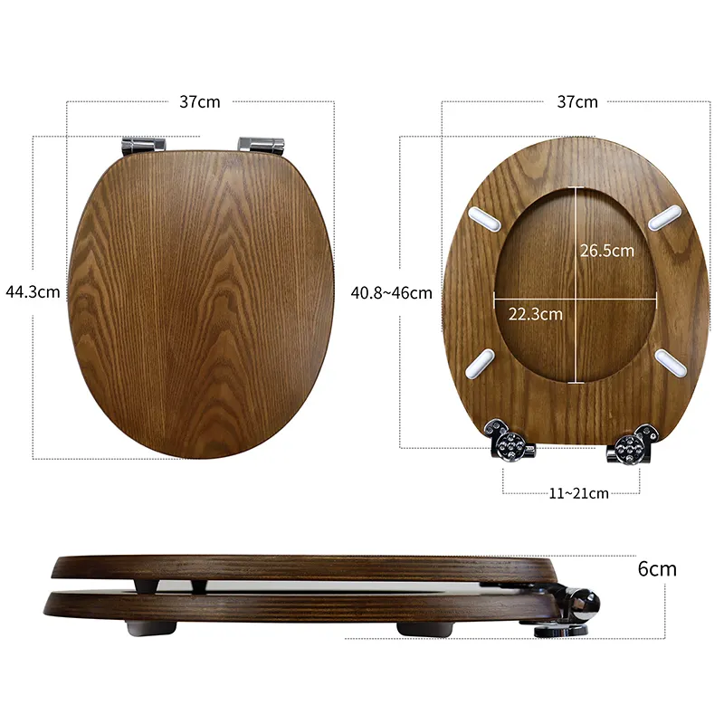Solid Mahogany Toilet Seat by Fanmitrk 9