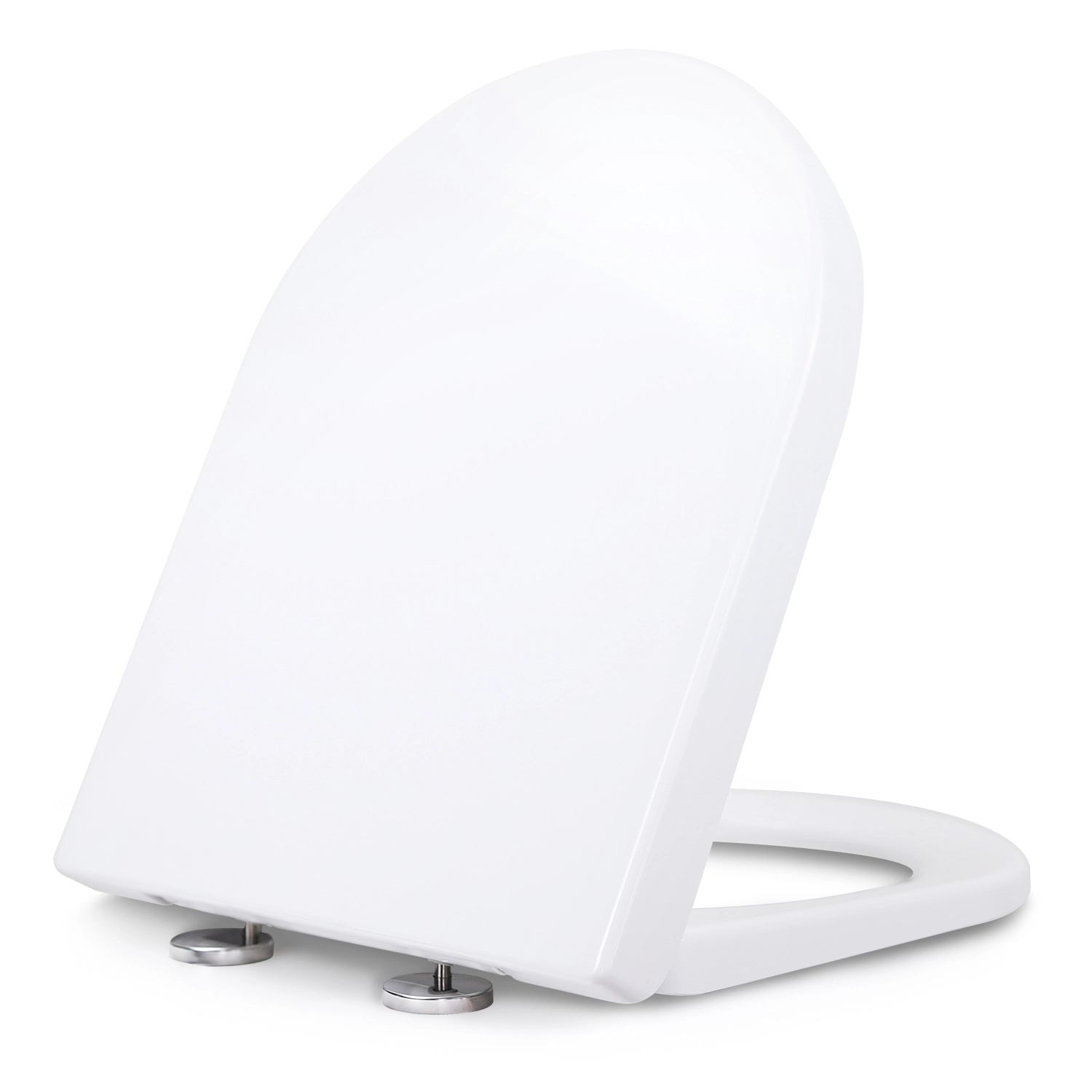 Assento sanitário Fanmitrk Duroplast 08-02 formato quadrado com fechamento suave 1