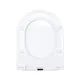 U Shaped Toilet Seat with Lid by Fanmitrk 3