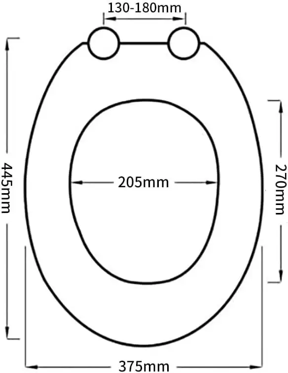 Solid Beech Toilet Seat - - Fanmitrk 7