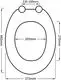 Solid Beech Toilet Seat - - Fanmitrk 7
