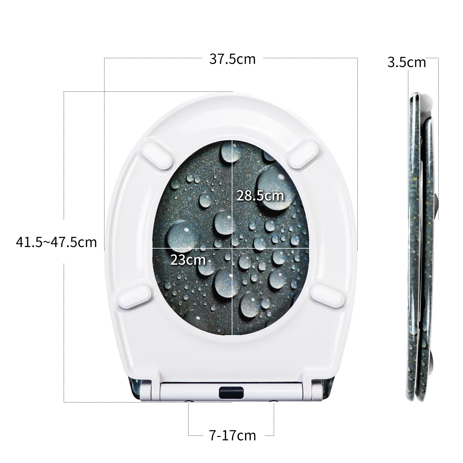 Patterned Toilet Seat Uk - - Fanmitrk-4 7