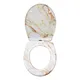 Grey Patterned Toilet Seat - - Fanmitrk-1 5