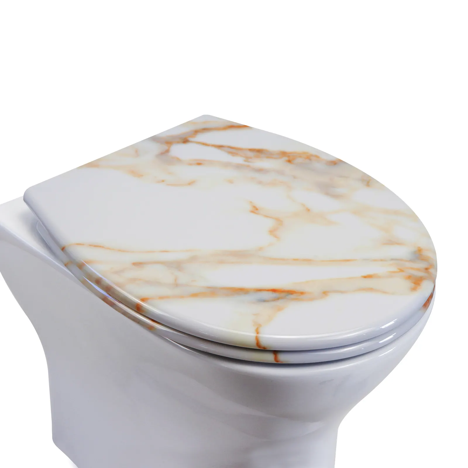 Grey Patterned Toilet Seat - - Fanmitrk-1 4