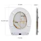 Grey Patterned Toilet Seat - - Fanmitrk-1 7