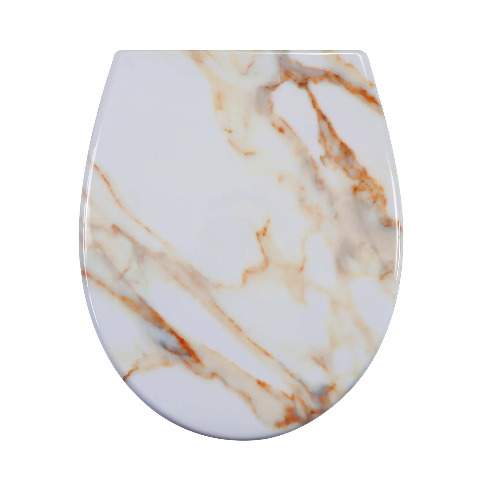 Grey Patterned Toilet Seat - - Fanmitrk-1 3
