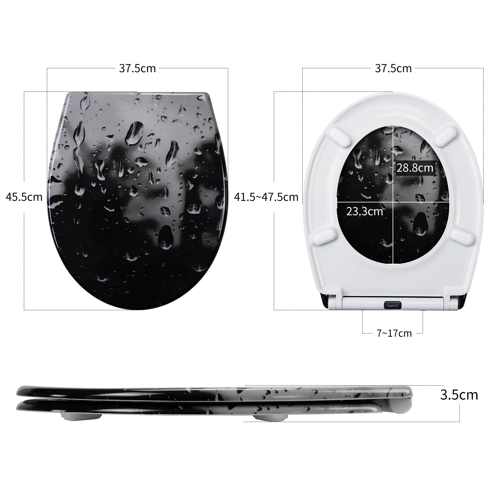 Duroplast Toilet Seat - - Fanmitrk-2 7