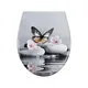 Duroplast White Toilet Seat - - Fanmitrk 3