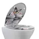 Duroplast White Toilet Seat - - Fanmitrk 6