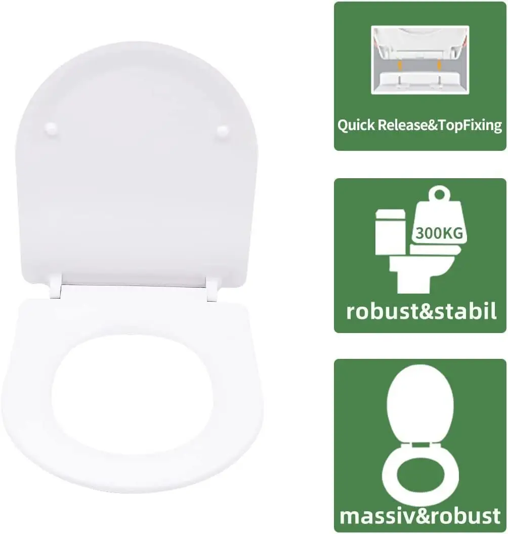U Shape Family Toilet Seat by Fanmitrk 4