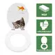 White Mdf Toilet Seat - - Fanmitrk-1 3