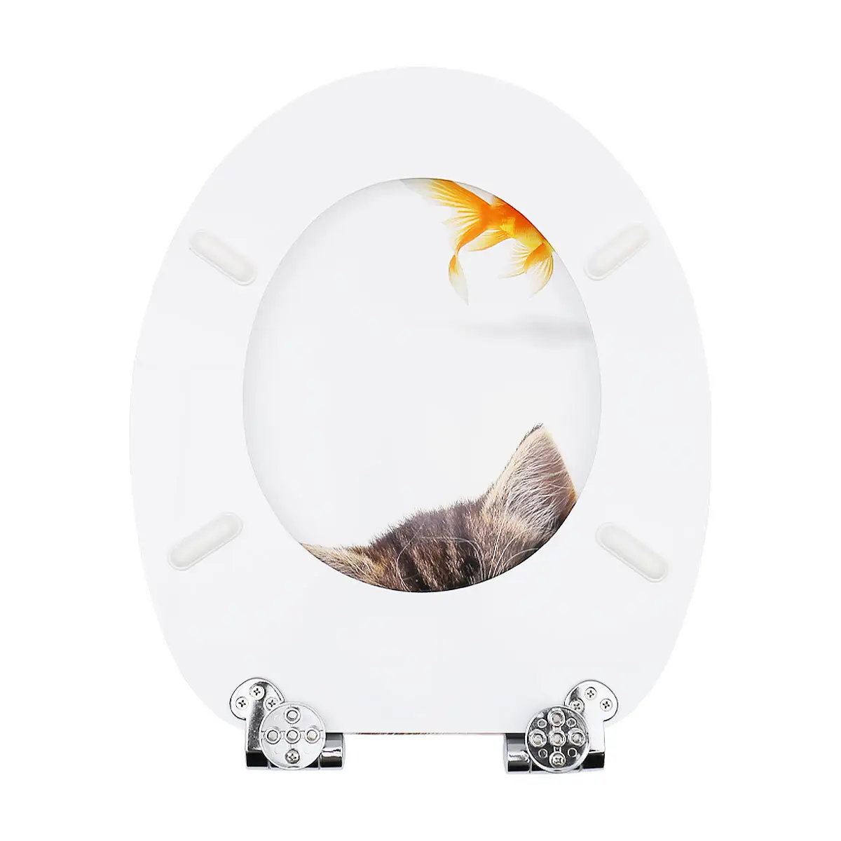 White Mdf Toilet Seat - - Fanmitrk-1 4