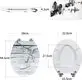 White Mdf Toilet Seat - - Fanmitrk-2 6